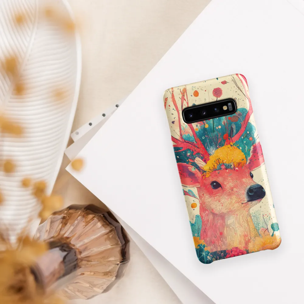 Whimsical Harmony: A Deer in Bloom