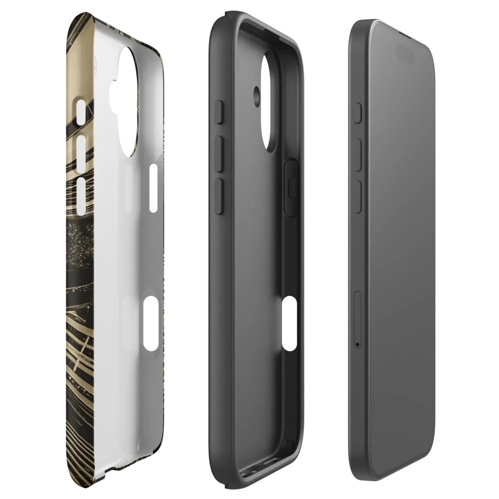 Urban Symphony: Aerial Perspective of City Life | Phone Case |  16 Plus | Tough Case | Matte