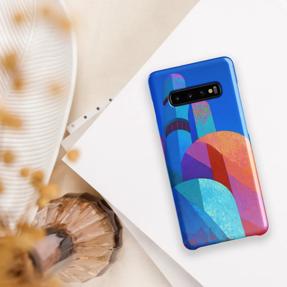 Vibrant Geometric Harmony | Phone Case |  S10 Plus | Snap Case | Glossy