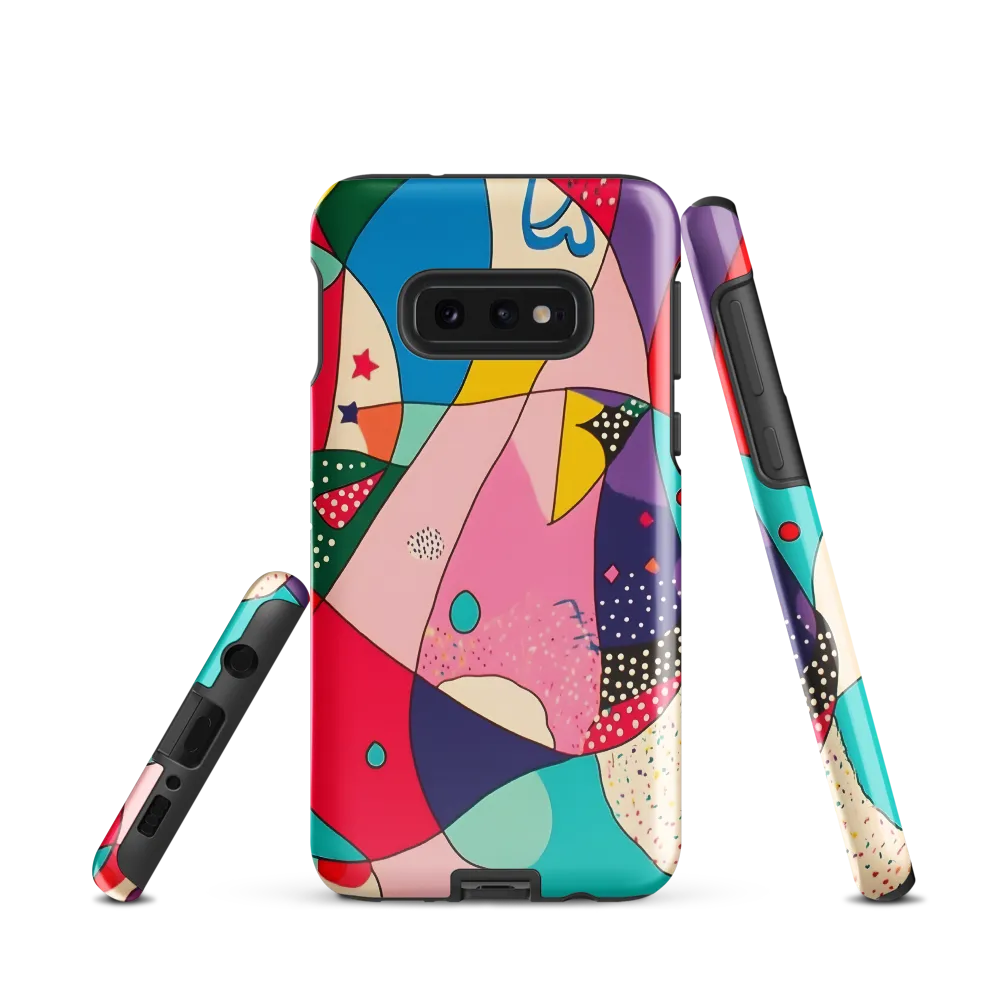 Playful Geometry in Color | Phone Case |  S10e | Tough Case | Glossy