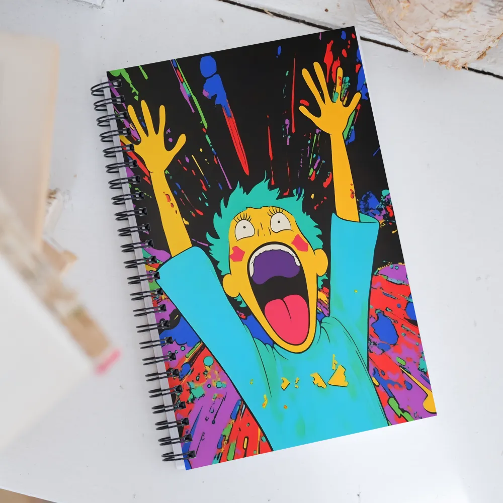 Eruption of Joy | Spiral Notebook