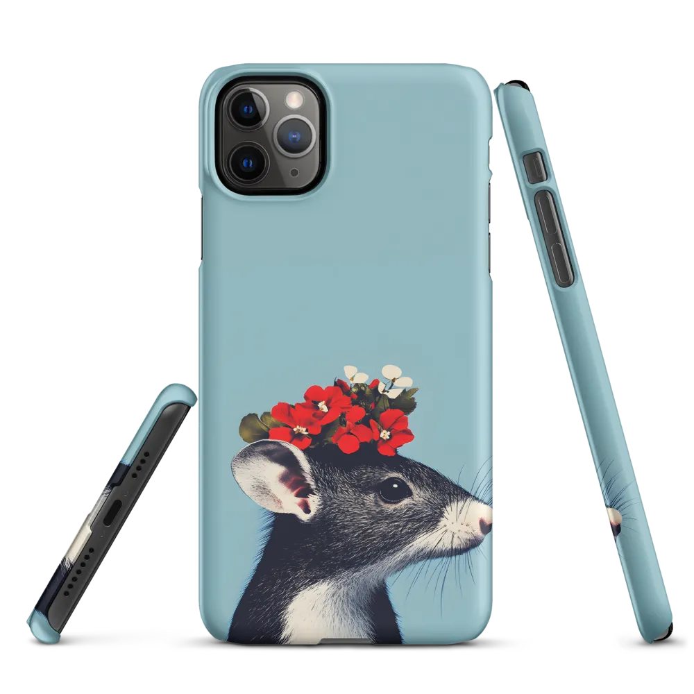 Whimsical Flora: A Mouse's Floral Crown