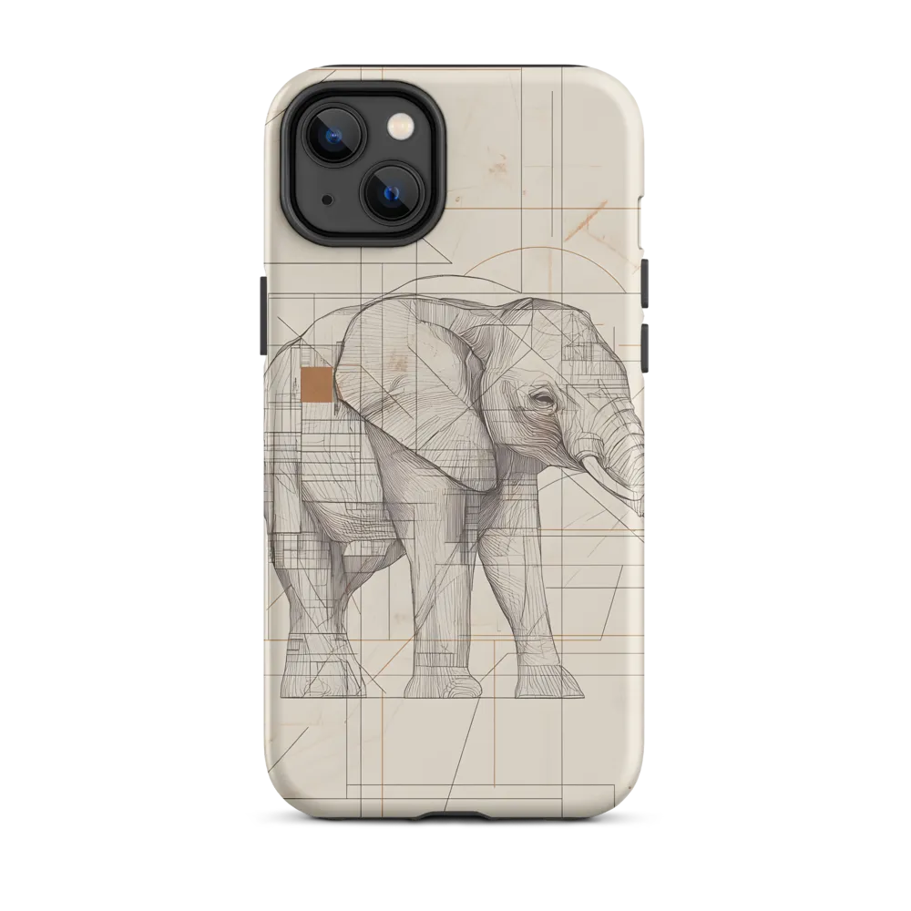 Geometric Elegance: The Steel Elephant
