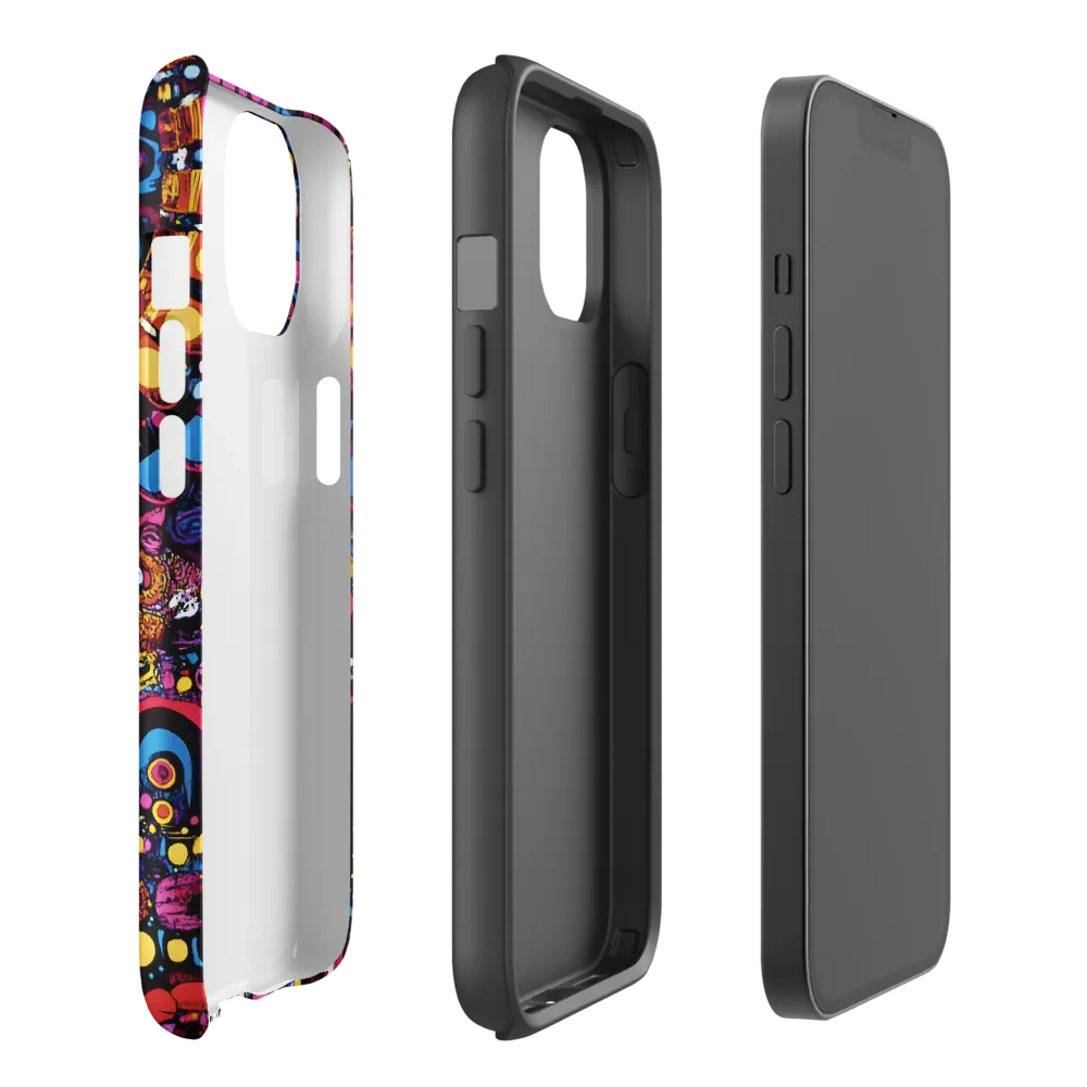 Whimsical Mandala Symphony | Phone Case |  14 | Tough Case | Glossy