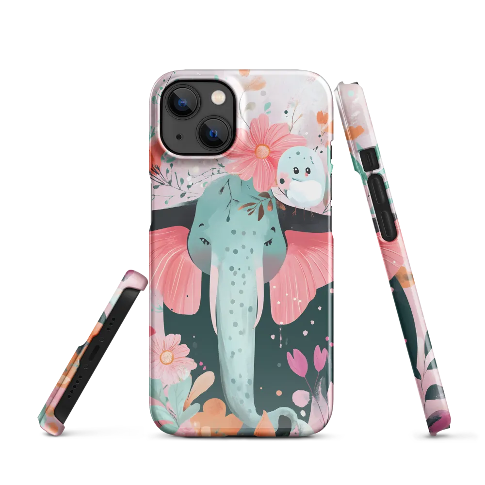 Whimsical Elephant in Bloom