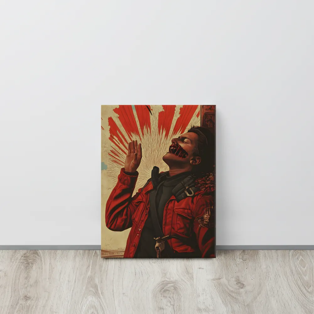 Defiant Echoes of Ruin | Canvas | 12″×16″