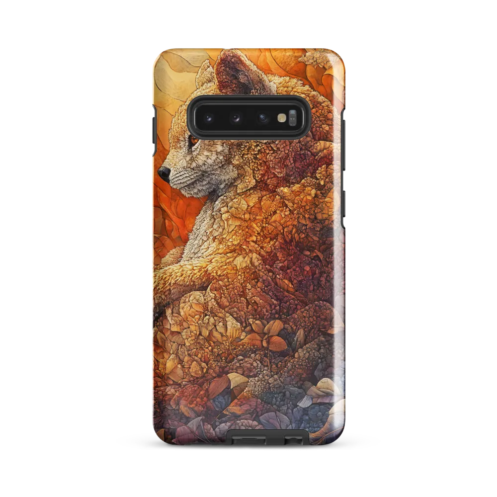 Whispers of the Forest: A Serene Fox | Phone Case |  S10 Plus | Tough Case | Glossy