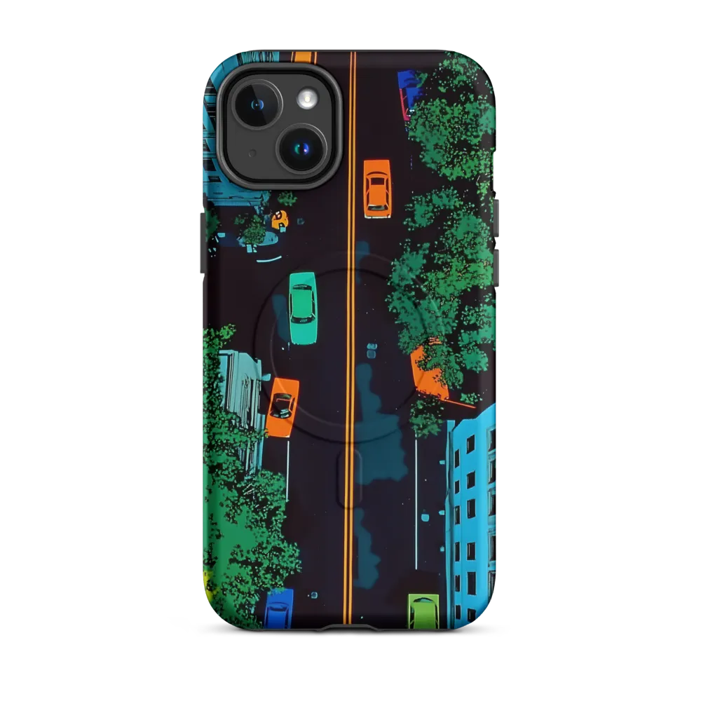 Urban Pulse: A Colorful Intersection