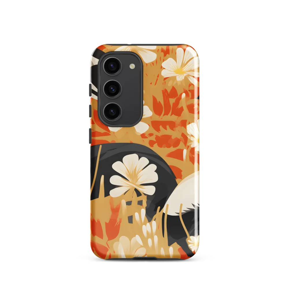 Whimsical Badgers in Bloom