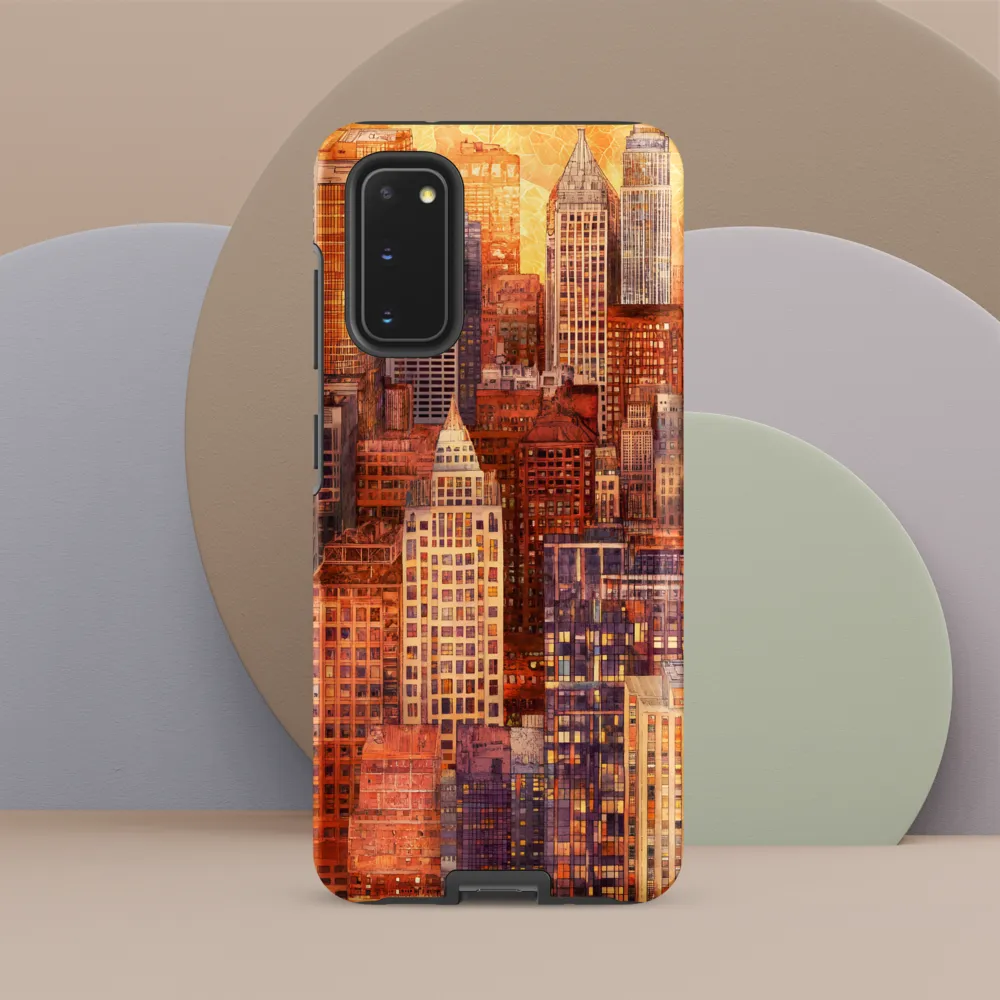 Golden Hour Over the City | Phone Case |  S20 | Tough Case | Matte