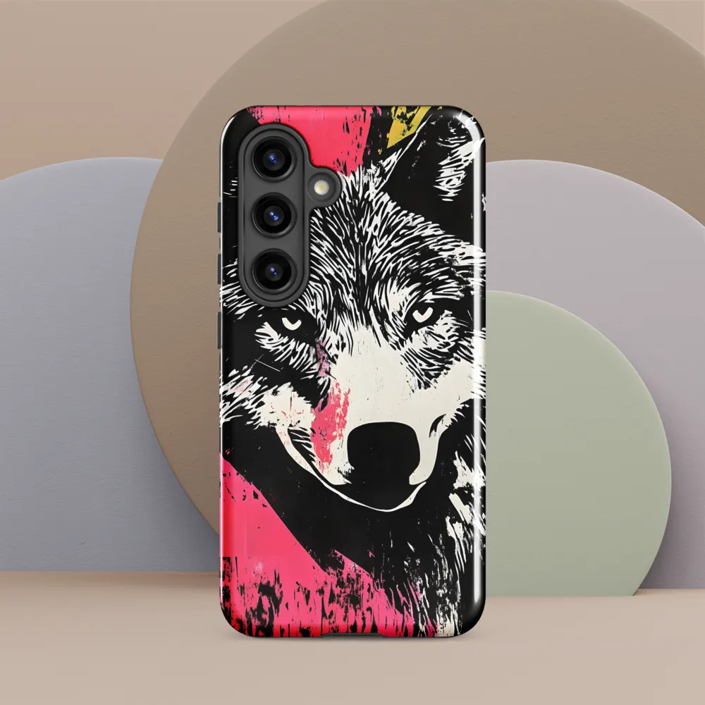 Intense Gaze of the Wolf