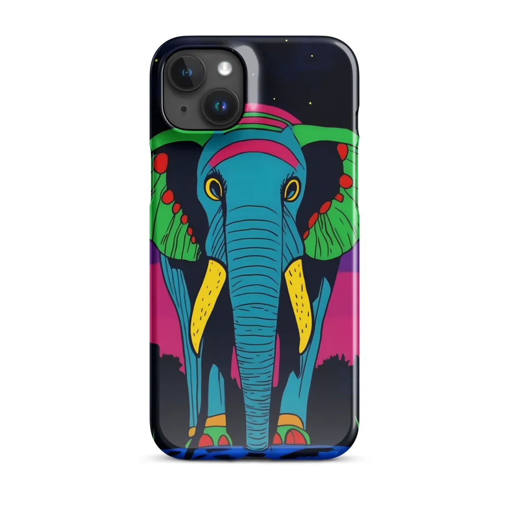 Whimsical Majesty: The Vibrant Elephant