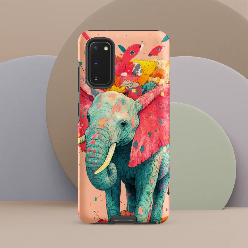 Whimsical Elegance: The Floral Elephant