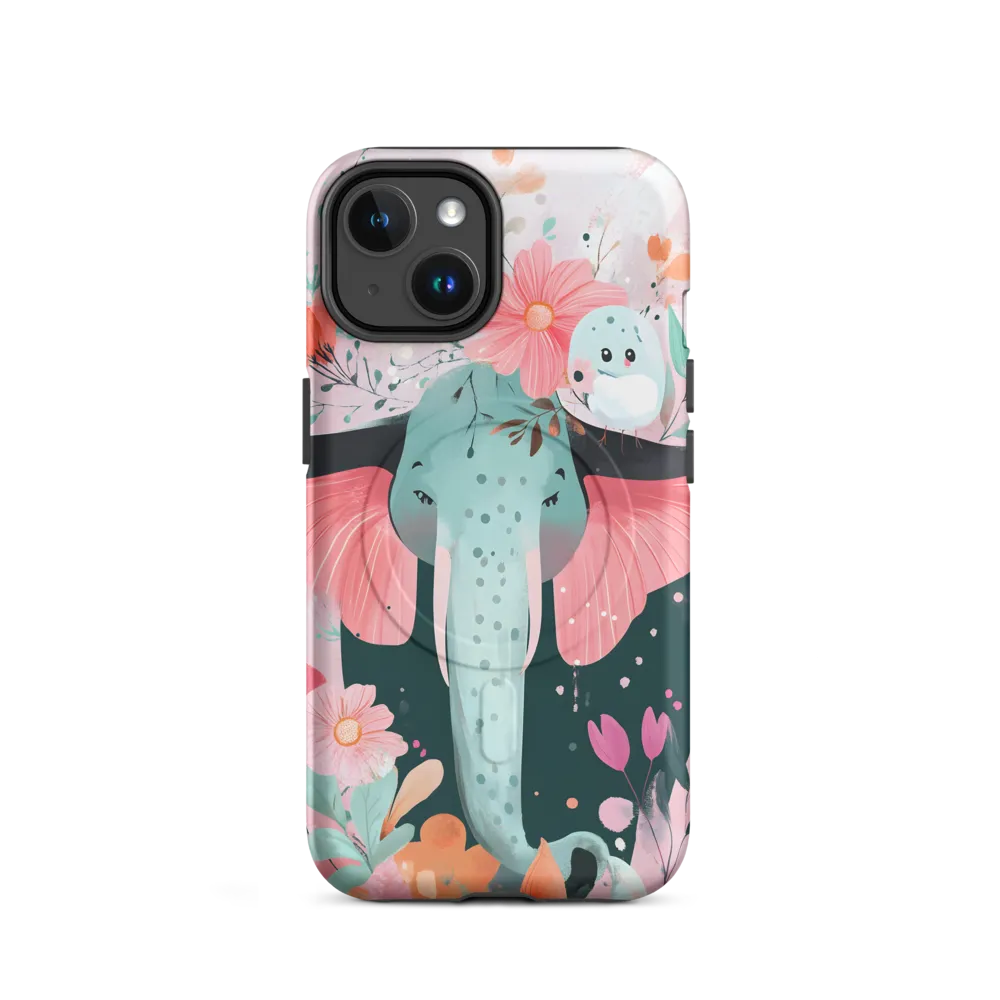 Whimsical Elephant in Bloom
