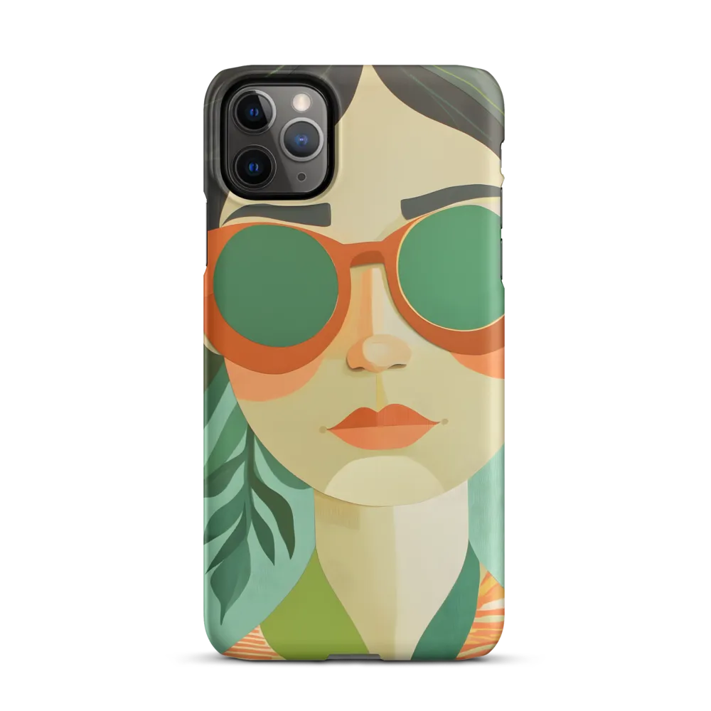 Bold Serenity: A Modern Portrait | Phone Case |  11 Pro Max | Snap Case | Matte