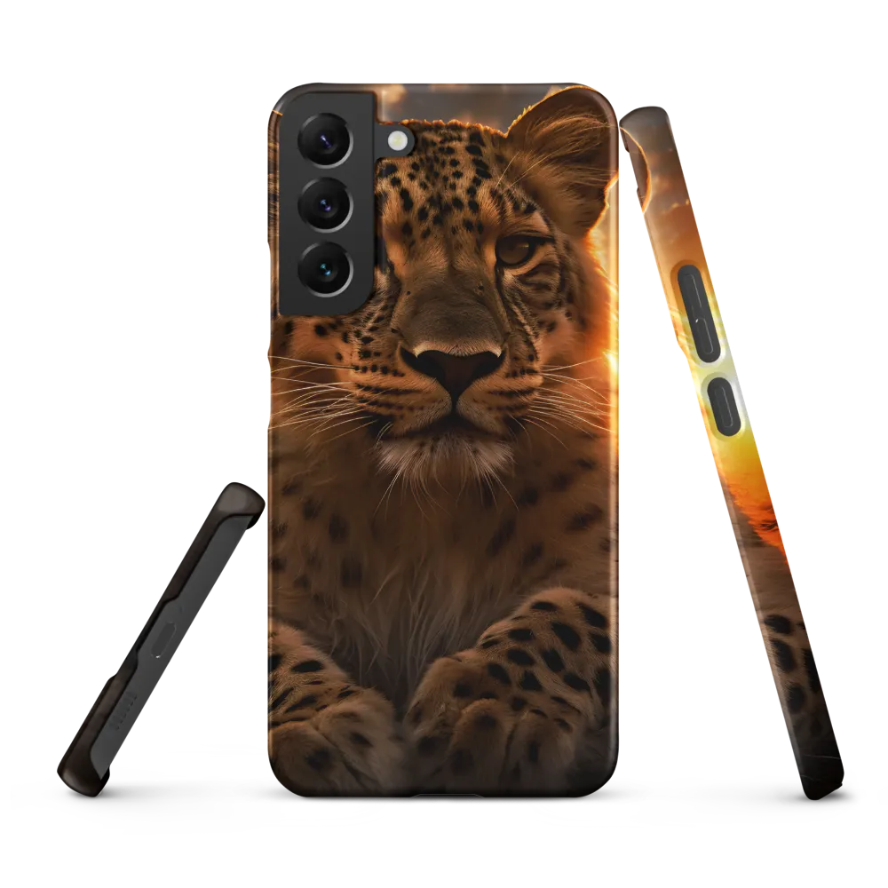 Regal Presence: The Leopard at Sunset