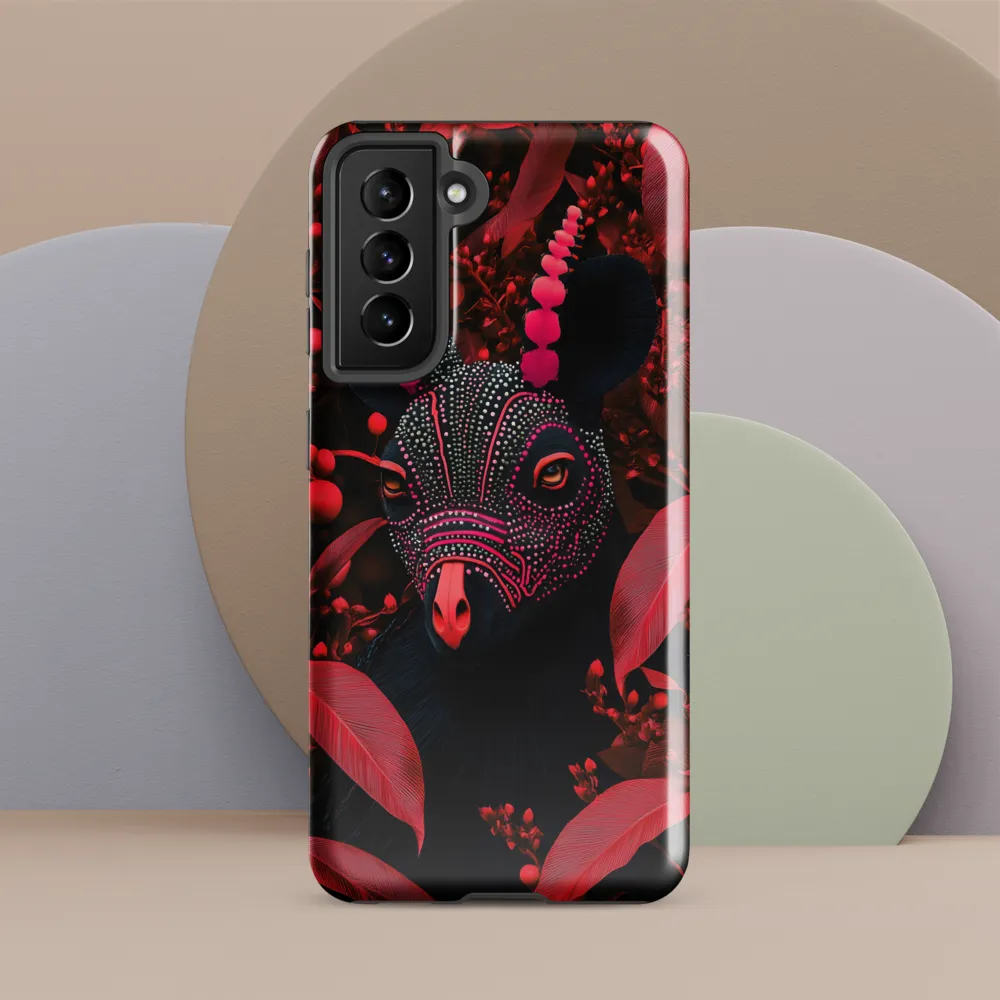 Mystique in Red | Phone Case |  S21 | Tough Case | Glossy