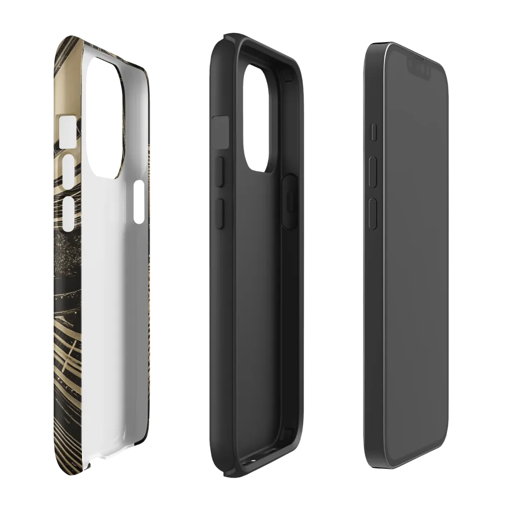 Urban Symphony: Aerial Perspective of City Life | Phone Case |  13 Pro | Tough Case | Matte
