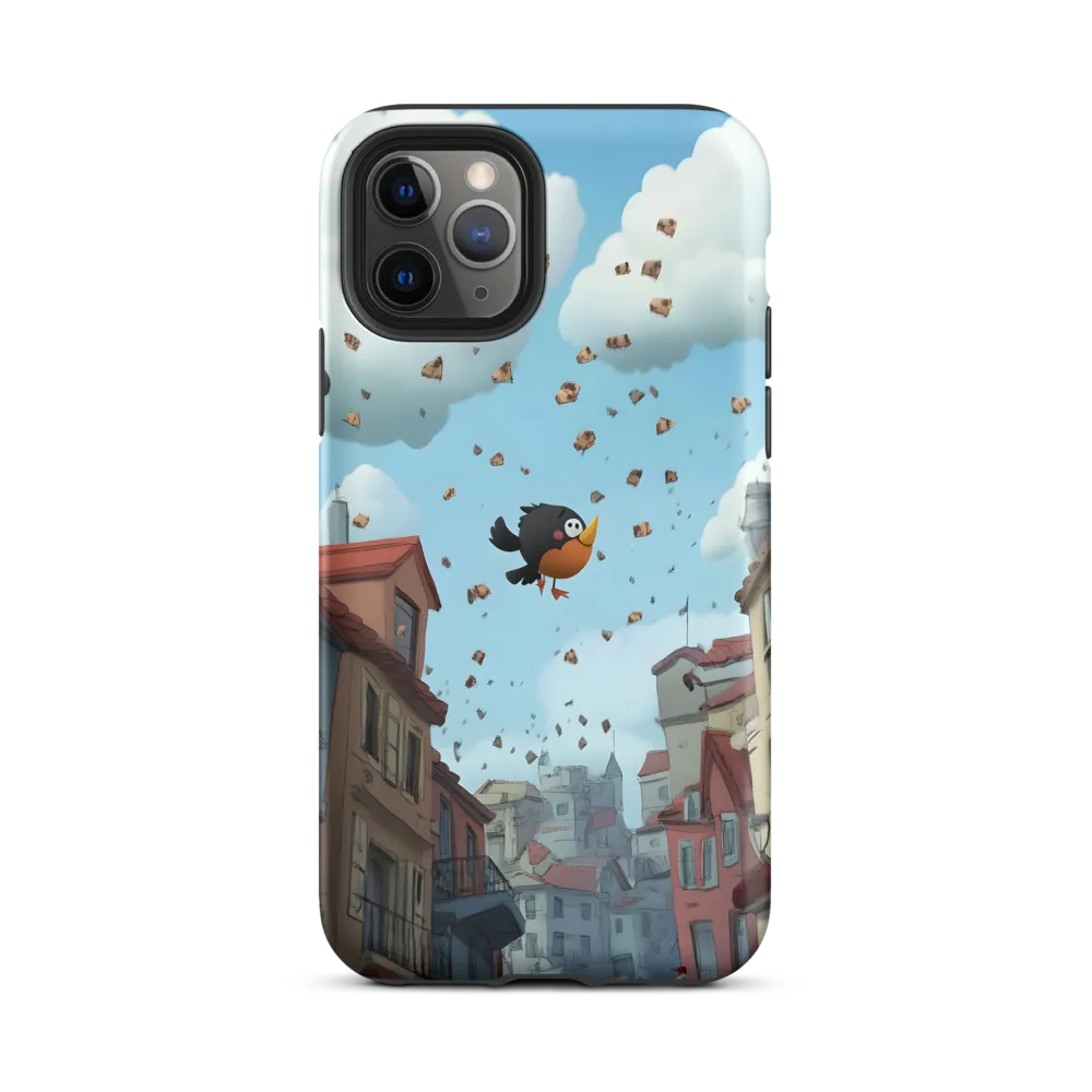 A Whimsical Flight Through Bread and Sky
