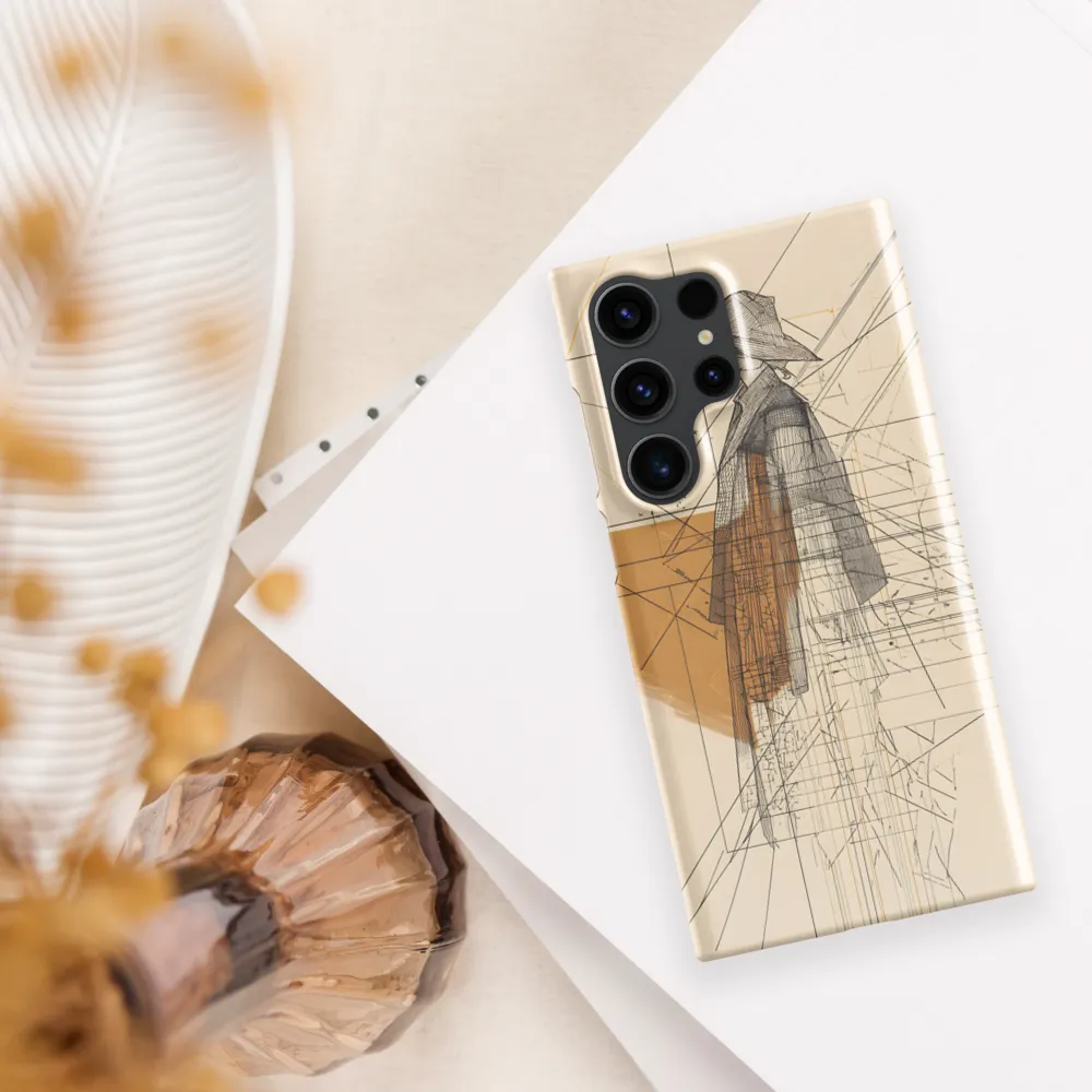 Abstract Profile: A Minimalist Exploration | Phone Case |  S23 Ultra | Snap Case | Glossy