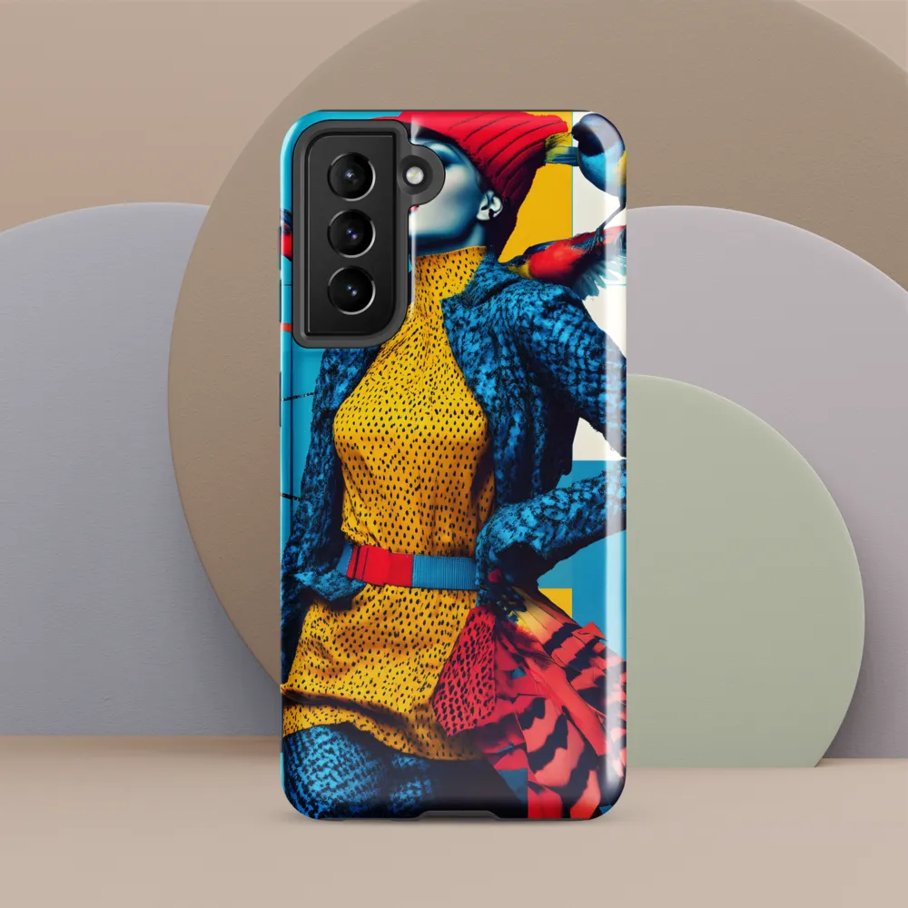 Vibrant Fusion of Nature and Fashion