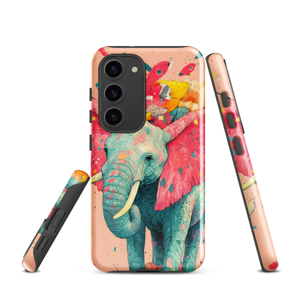 Whimsical Elegance: The Floral Elephant