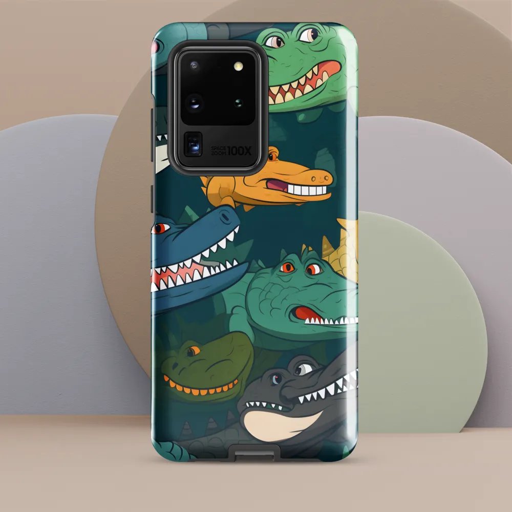 Cheerful Crocodilian Parade