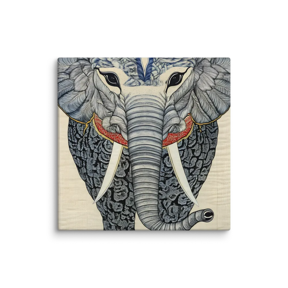 Majesty of the Elephant | Canvas | 28″×28″