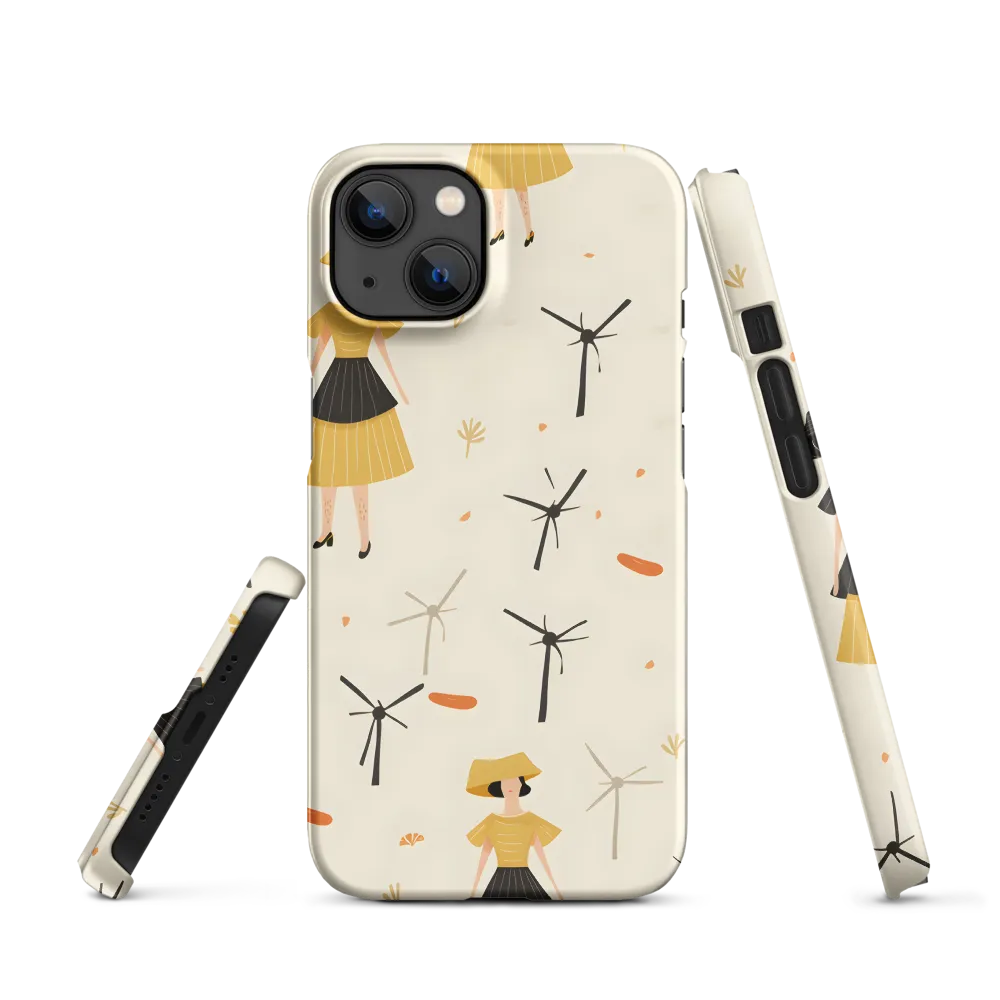 Whimsical Patterns of Nature and Femininity | Phone Case |  13 | Snap Case | Matte