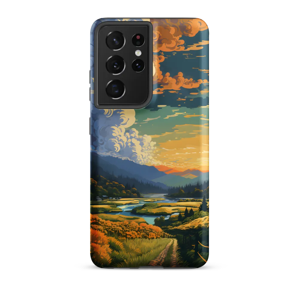 Tranquil Valley at Dusk