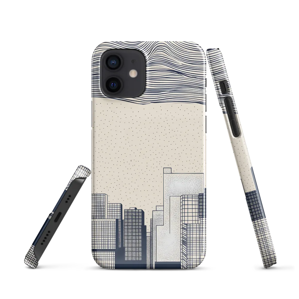 Urban Patterns: A Minimalist Skyline | Phone Case |  12 | Snap Case | Glossy