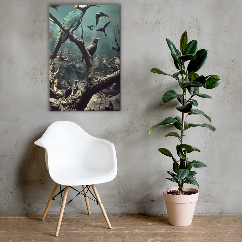 Whispers of the Avian Realm | Canvas | 24″×36″