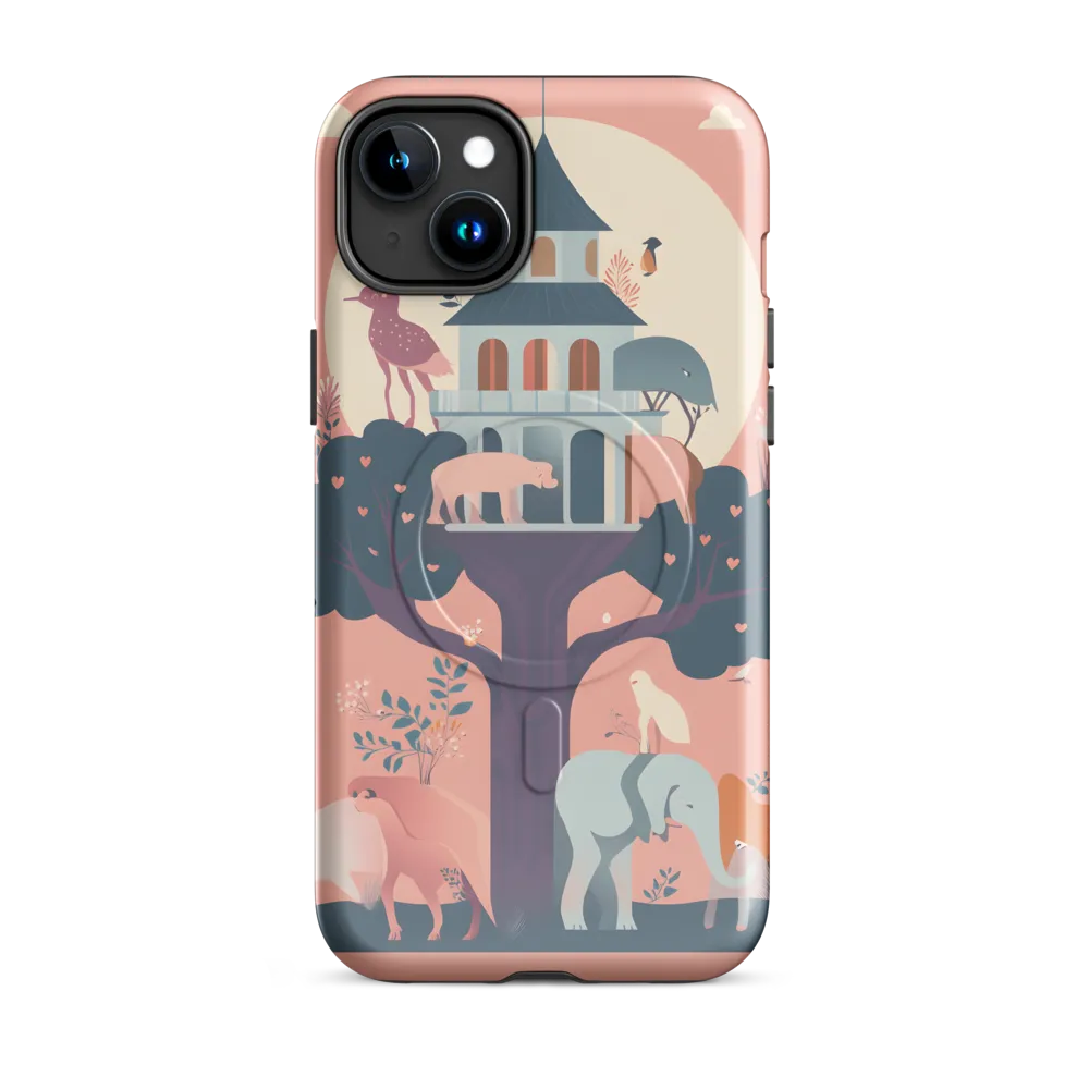 Whimsy Among the Trees | Phone Case |  15 Plus | MagSafe® Tough Case | Glossy