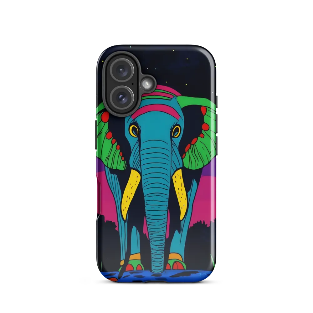 Whimsical Majesty: The Vibrant Elephant
