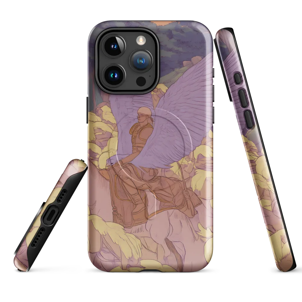 The Winged Guardian | Phone Case |  15 Pro Max | MagSafe® Tough Case | Glossy