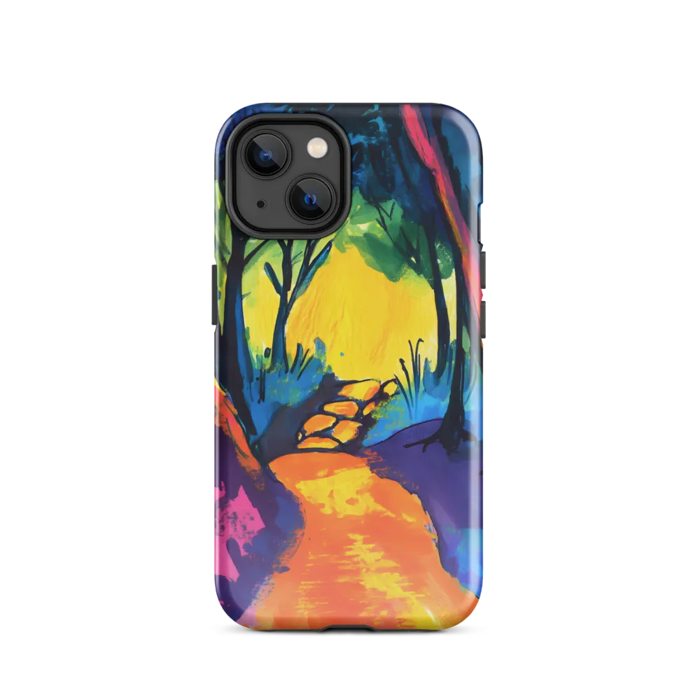 Path Through a Vibrant Forest