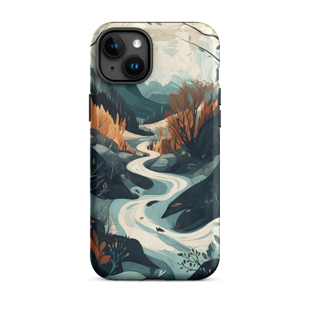 Winding Serenity: A Digital Landscape