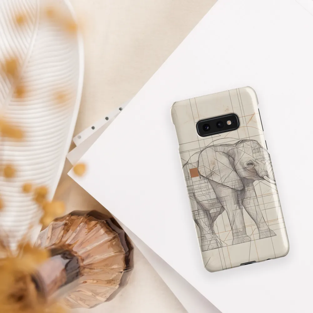 Geometric Elegance: The Steel Elephant