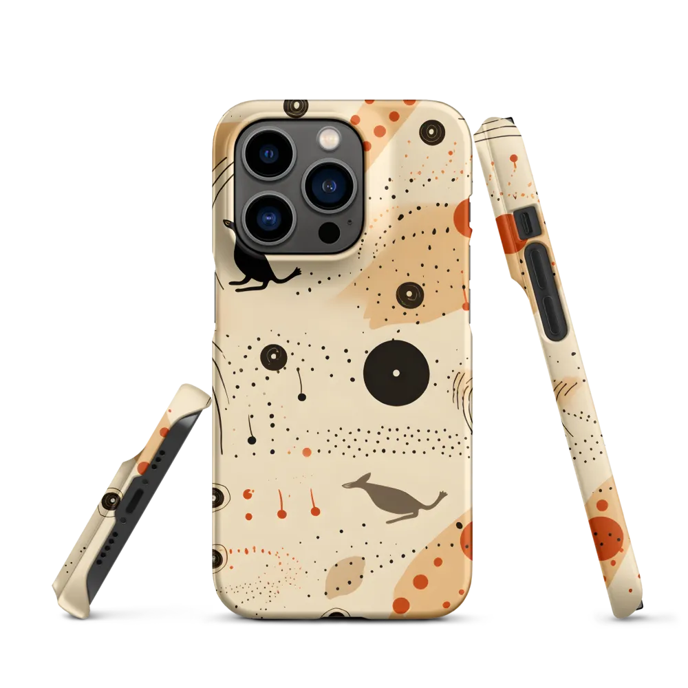 Playful Patterns in Earth Tones | Phone Case |  14 Pro | Snap Case | Matte