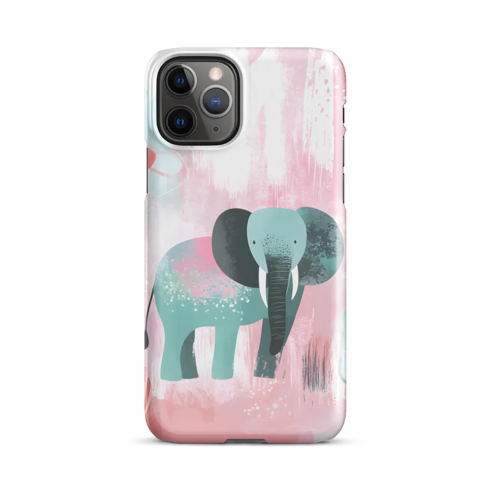 Whimsical Elegance: An Elephant's Serenade | Phone Case |  11 Pro | Snap Case | Glossy