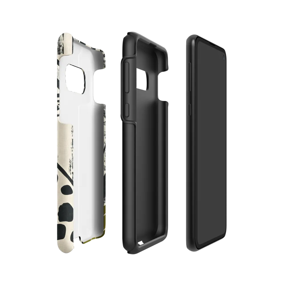 Leopard in Silhouette: A Modern Appeal | Phone Case |  S10e | Tough Case | Matte