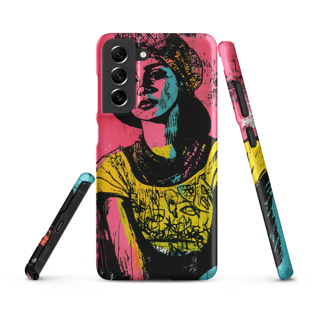 Urban Elegance: A Graffiti Portrait
