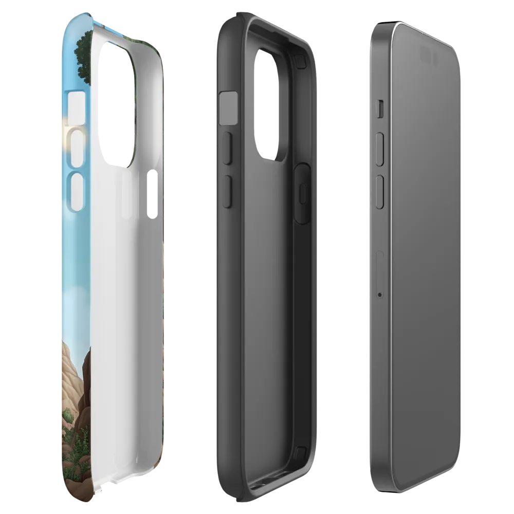 The Descent into Technological Abyss | Phone Case |  14 Pro Max | Tough Case | Matte