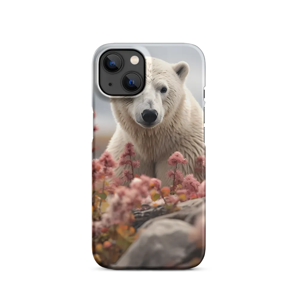 Curiosity Among Blooms: The Polar Bear
