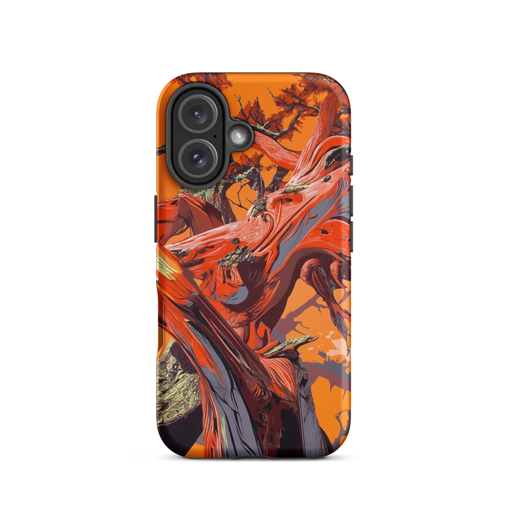 Life in Motion: An Abstract Tree | Phone Case