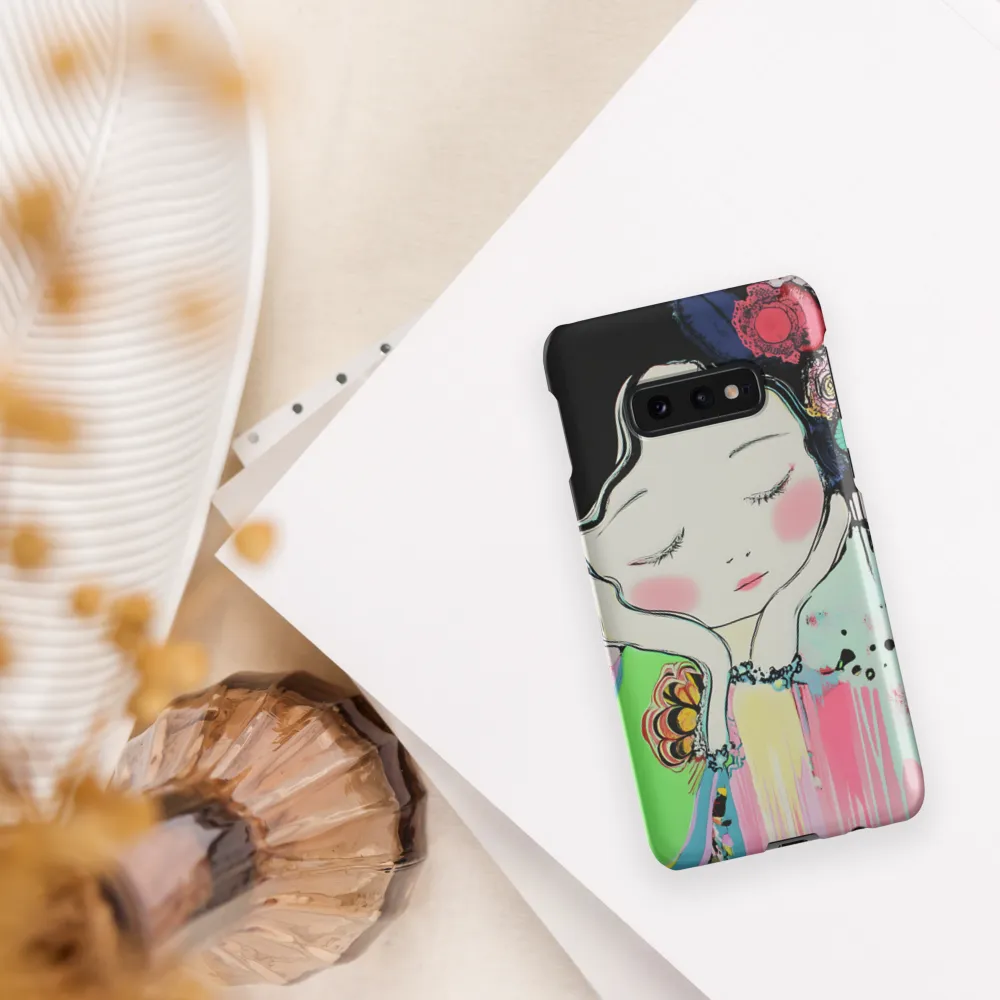 Whispers of Contemplation | Phone Case |  S10e | Snap Case | Matte