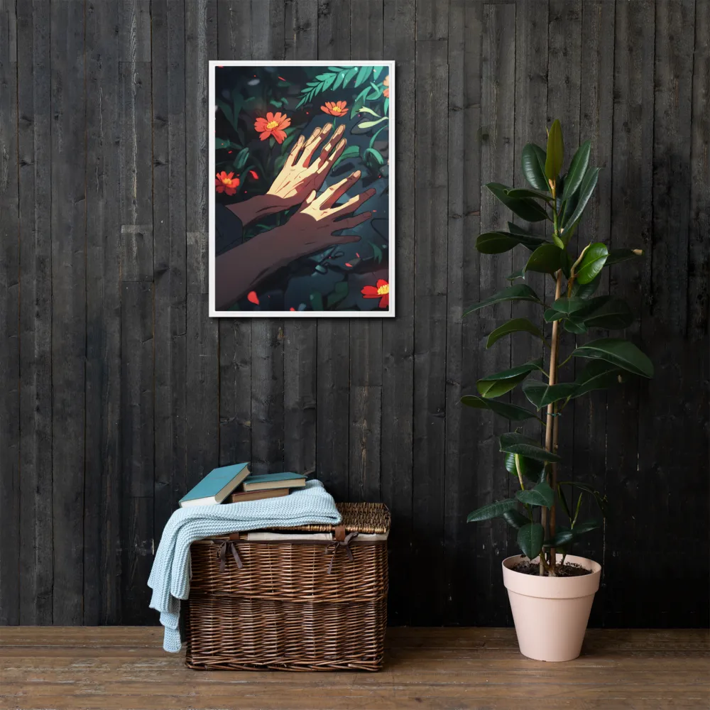 Whispers of Nature | Canvas with White Frame | 20″×28″