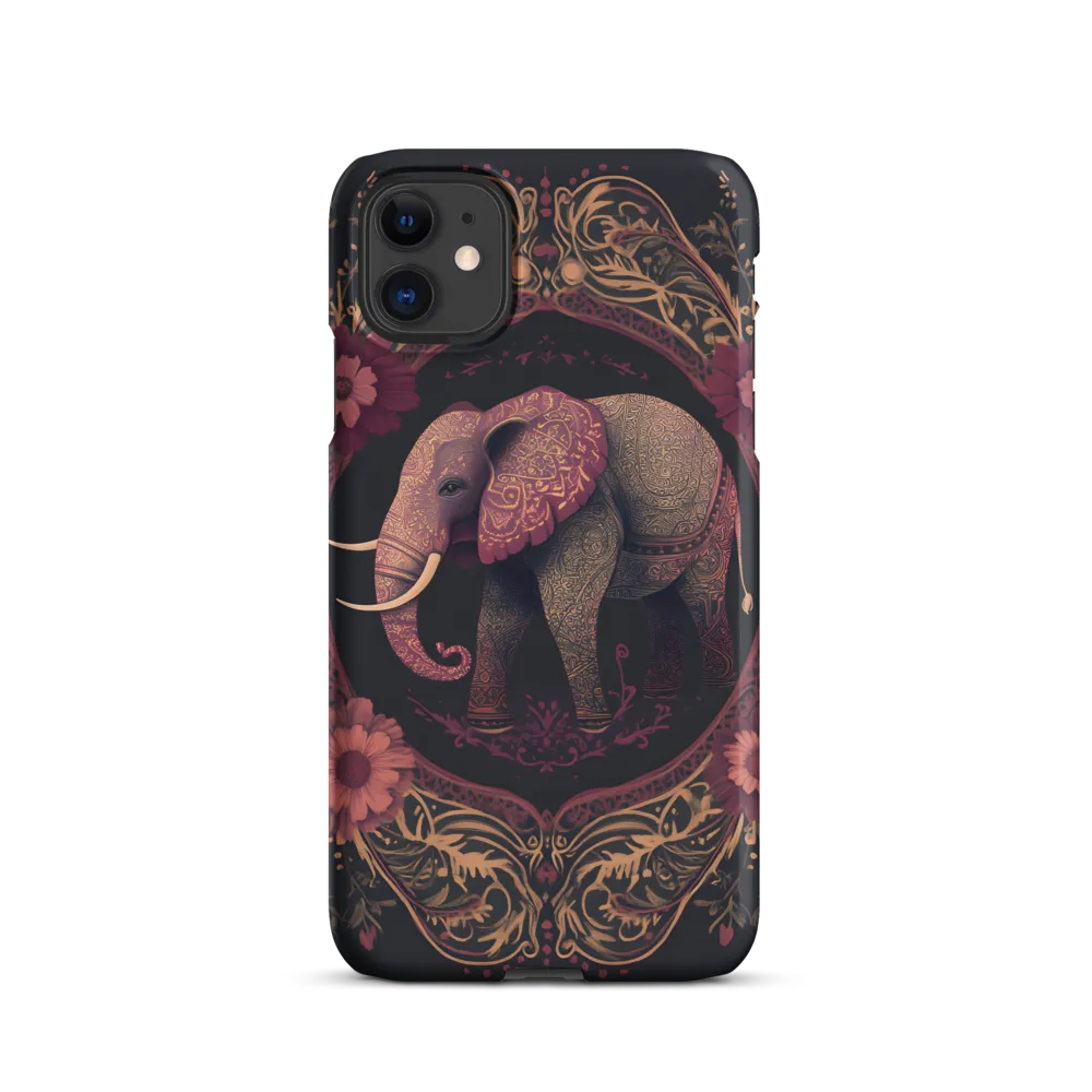 Regal Reverie: The Ornate Elephant | Phone Case |  11 | Snap Case | Matte