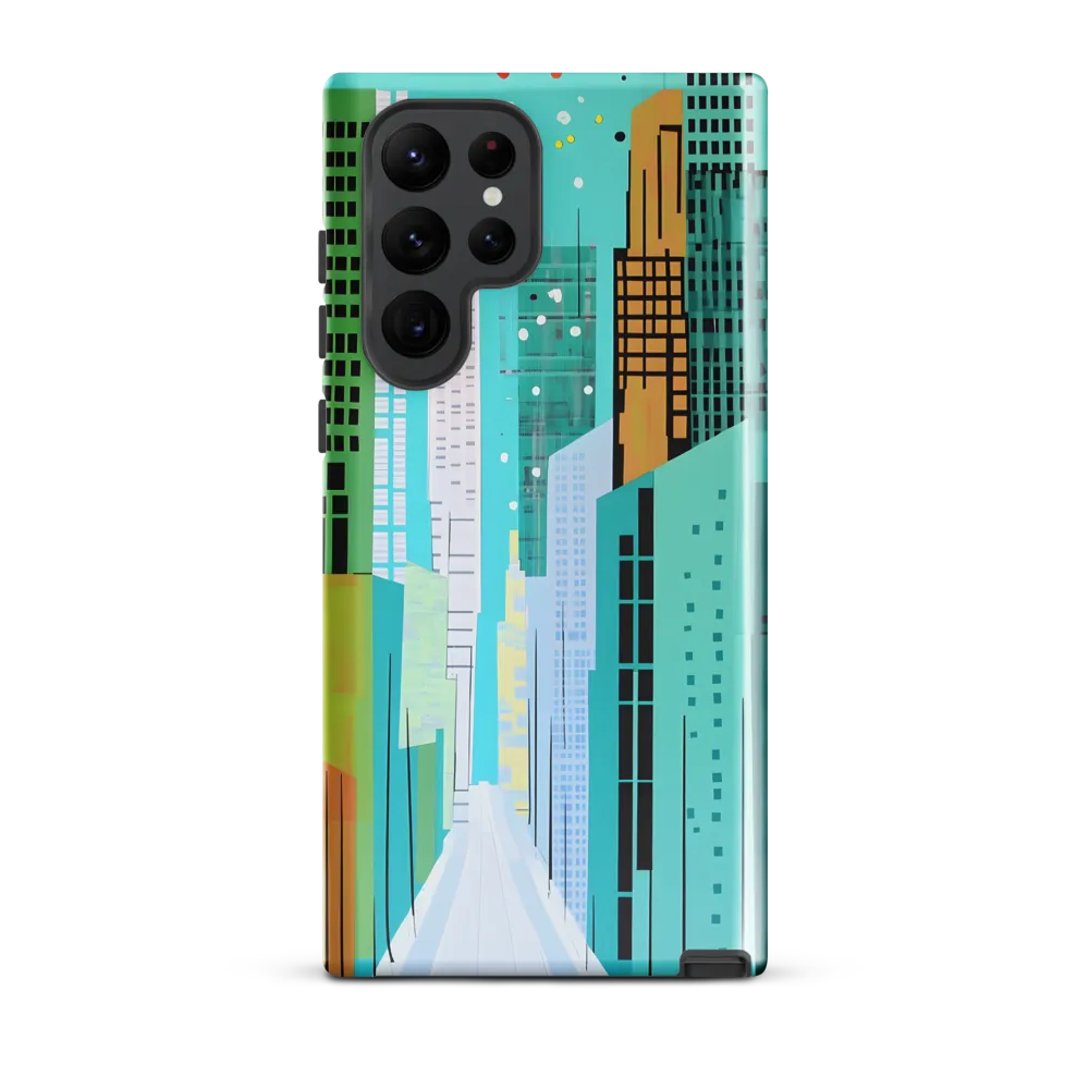Urban Symphony in Turquoise