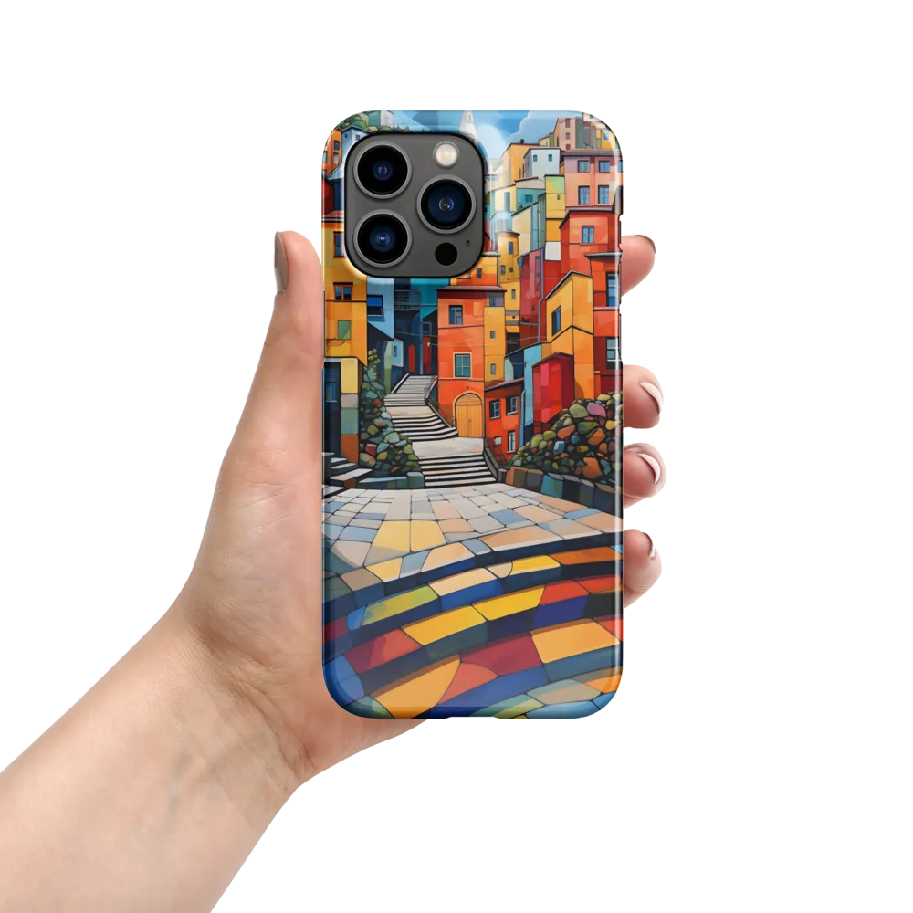 Vibrant Village: A Cubist Journey